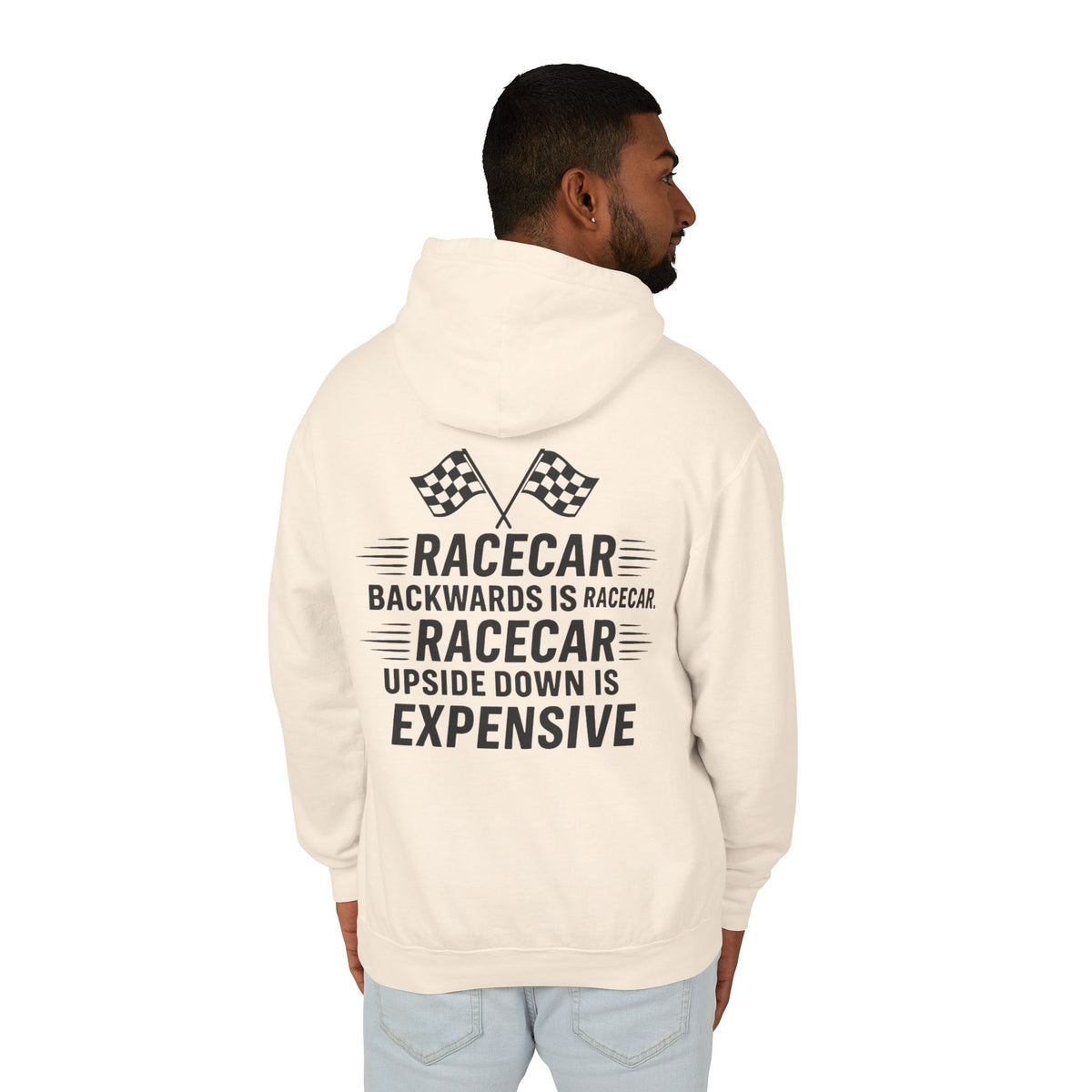 Racecar Backwards Unisex Lightweight Hoodie