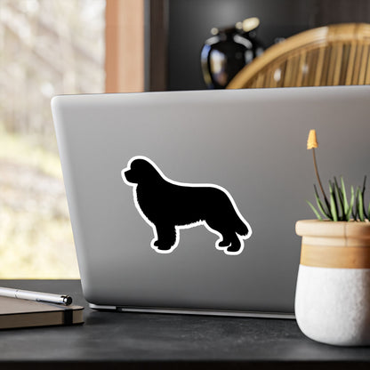 Newfie Silhouette Vinyl Decal
