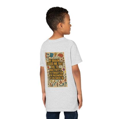 Logged Out Youth Unisex Short Sleeve Crewneck Tee