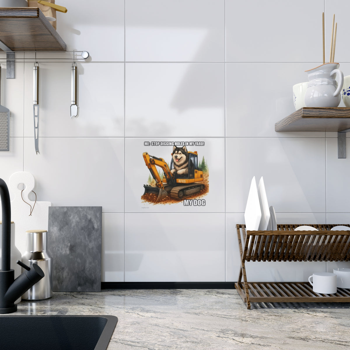 Digmaster 2000 Ceramic Photo Tile