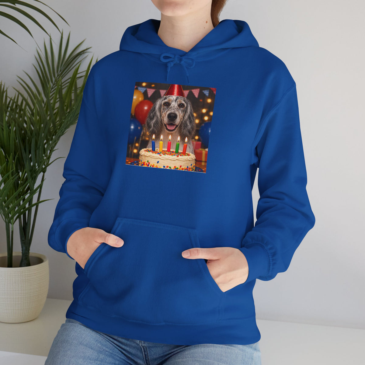 Birthday Buddy English Setter Unisex Hoodie