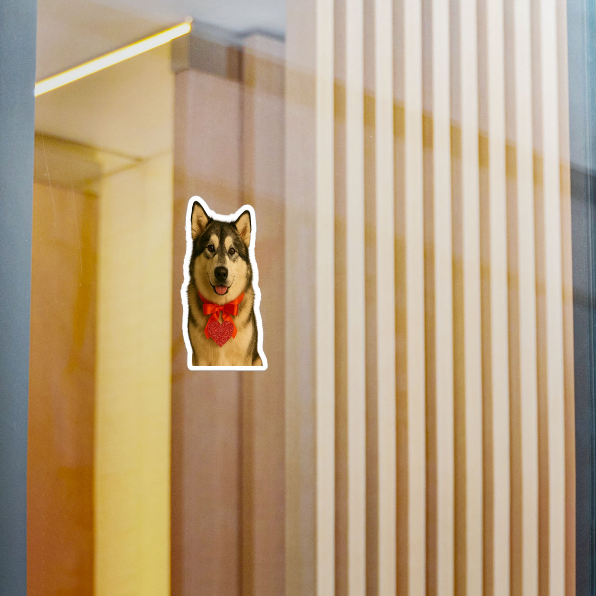Cupid's Companion Malamute Vinyl Decal