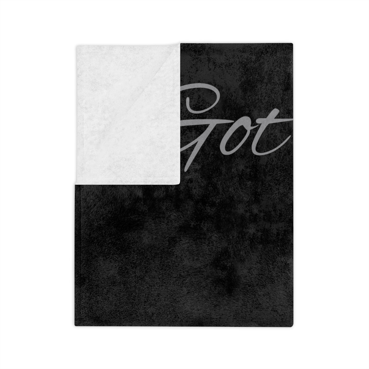 Got Snow? Velveteen Microfiber Blanket