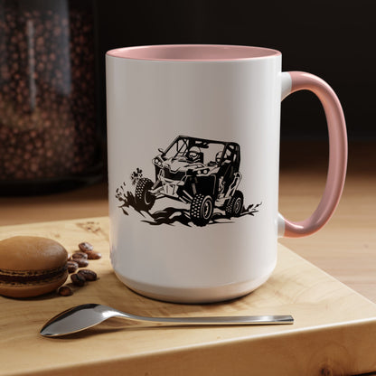 Slingin' Mud Side By Side 2-Tone Coffee Mug