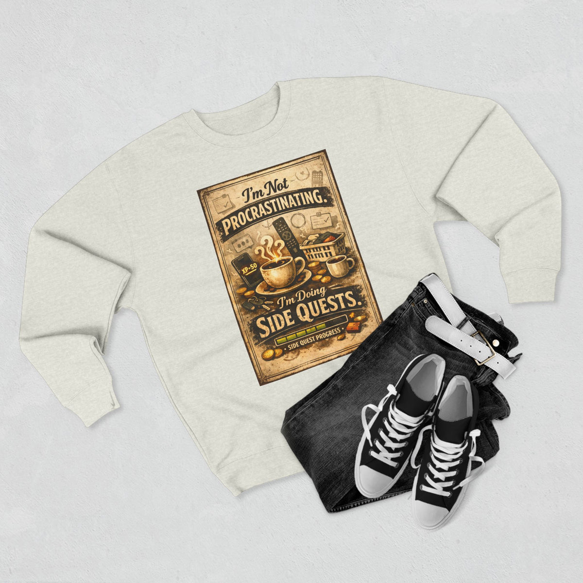 Procrastinating Unisex Crewneck Sweatshirt