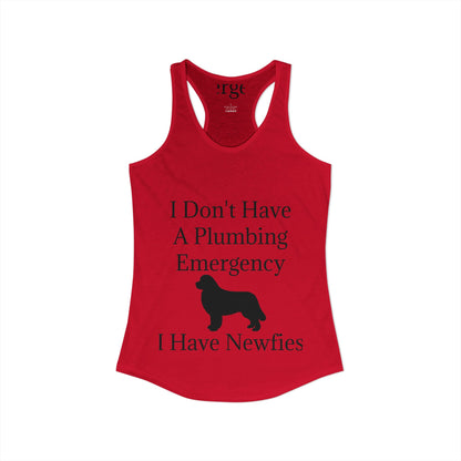 Plumbing Emergency Women's Racerback Tank
