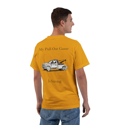 Pull Out Wheel Lift Tow Truck Men's Short-Sleeve Crewneck Tee