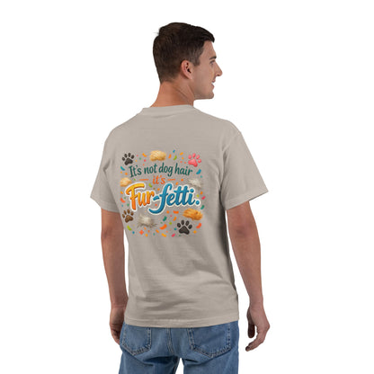 Fur-Fetti Dog Men's Short-Sleeve Crewneck Tee
