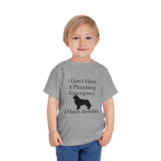 Plumbing Emergency Toddler Unisex Short Sleeve Crewneck Tee