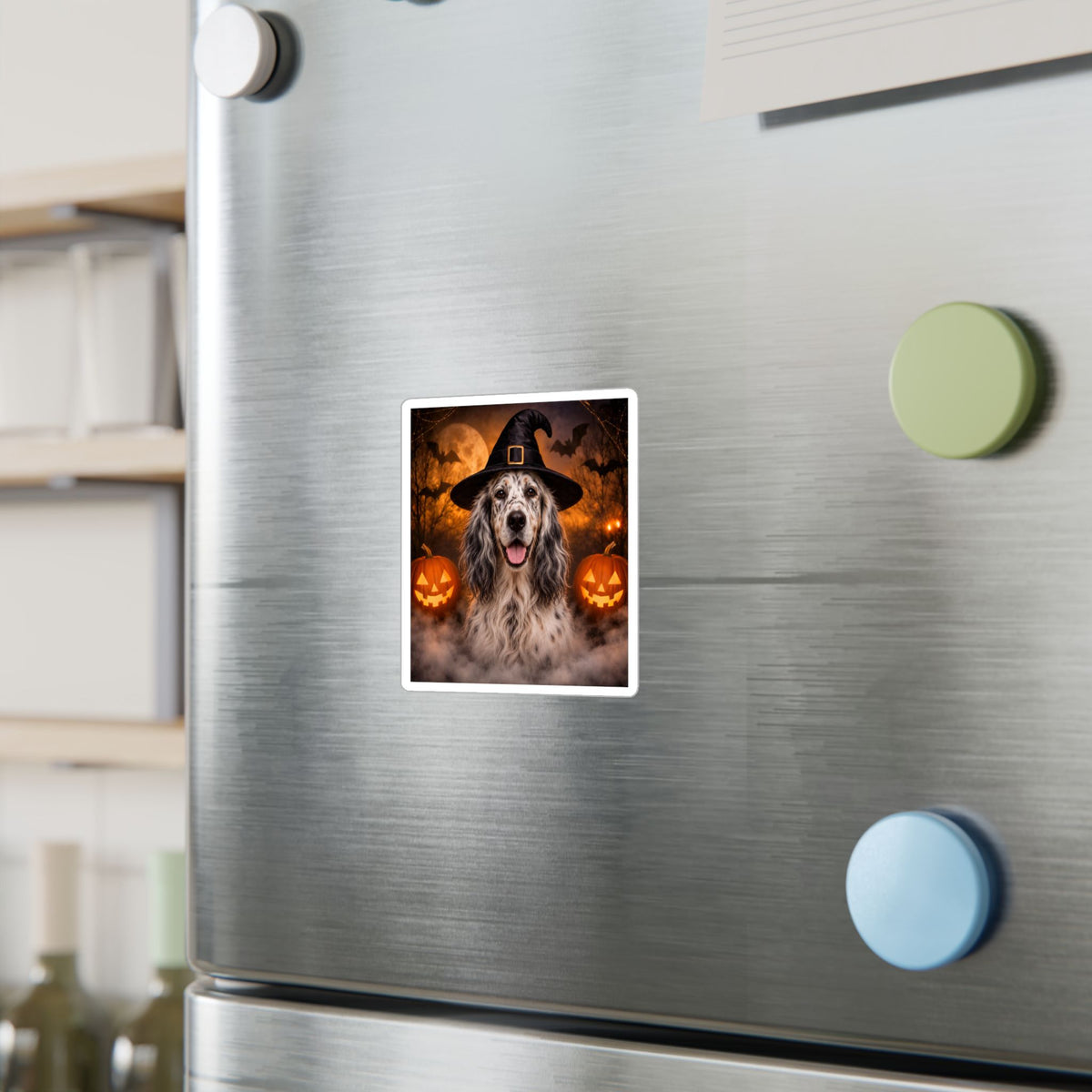Witch Hat Pack English Setter Vinyl Decal