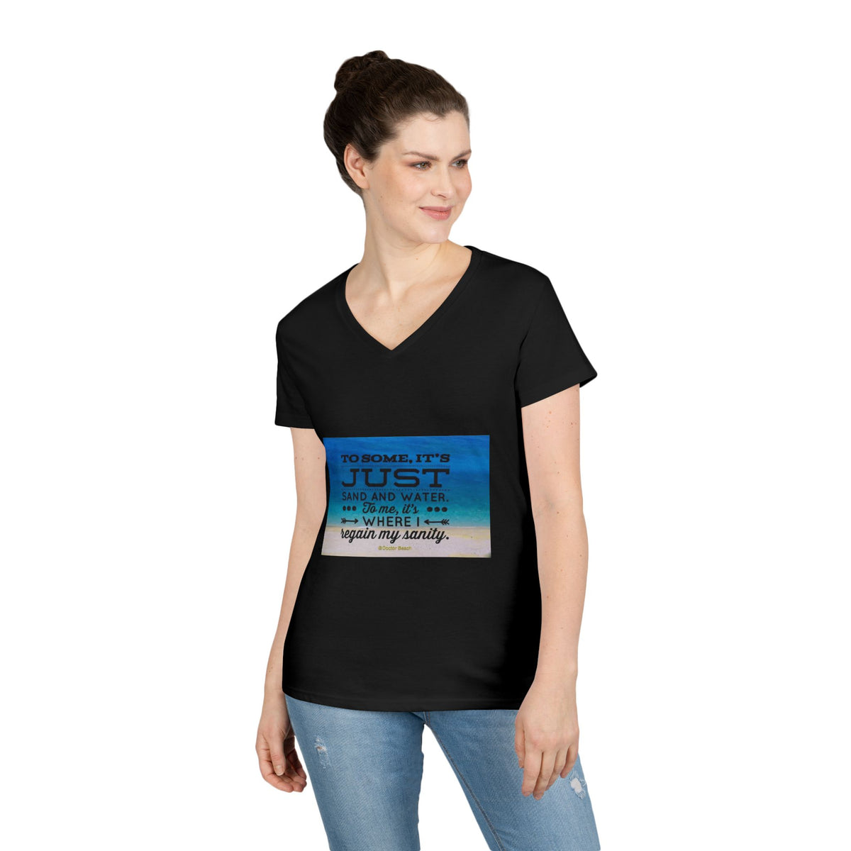Dr. Beach Women's V-Neck Tee
