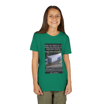 Swift Aquatics Youth Unisex Short Sleeve Crewneck Tee