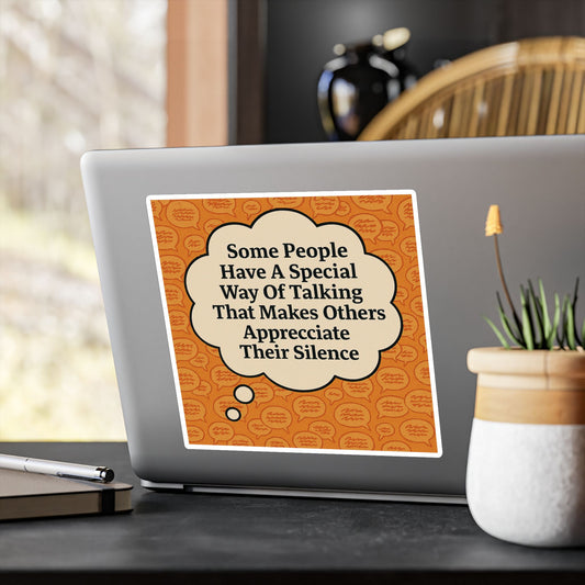 Special Way Of Talking Vinyl Decal