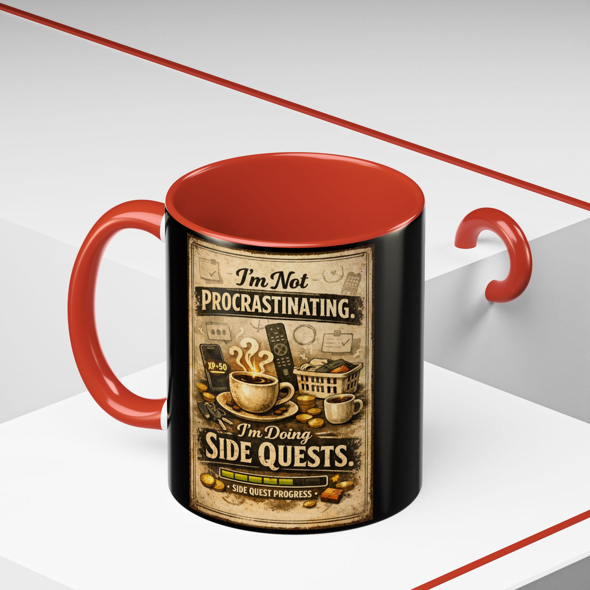Procrastinating 2-Tone Coffee Mug