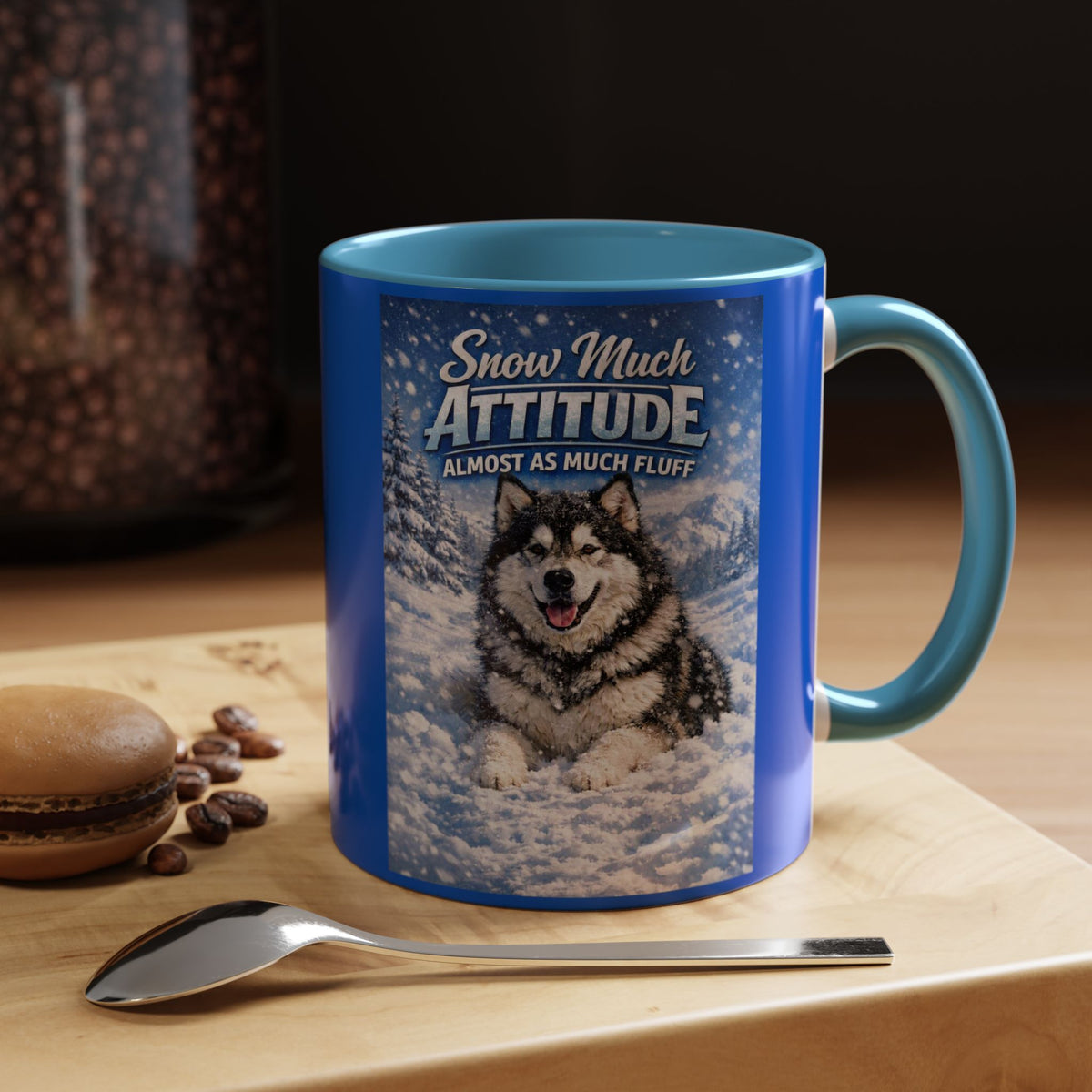 Snow Much Attitude 2-Tone Coffee Mug