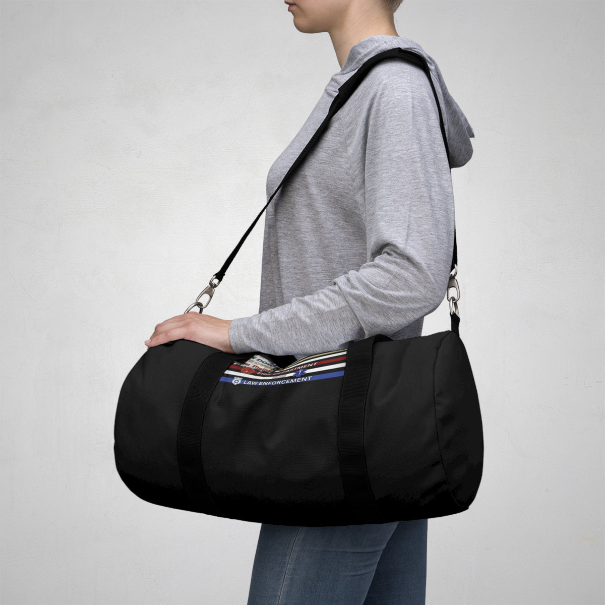 Slow Down Move Over Flag Duffel Bag