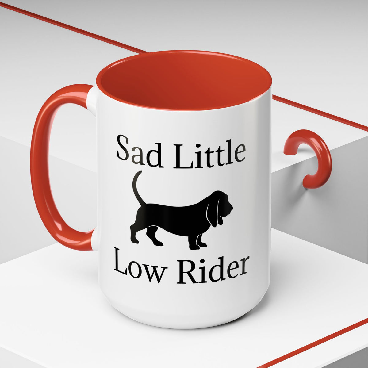 Sad Little Low Rider 2-Tone Coffee Mug