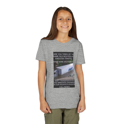 Swift Aquatics Youth Unisex Short Sleeve Crewneck Tee