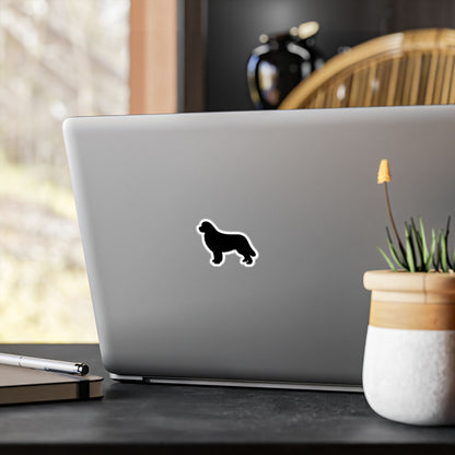 Newfie Silhouette Vinyl Decal
