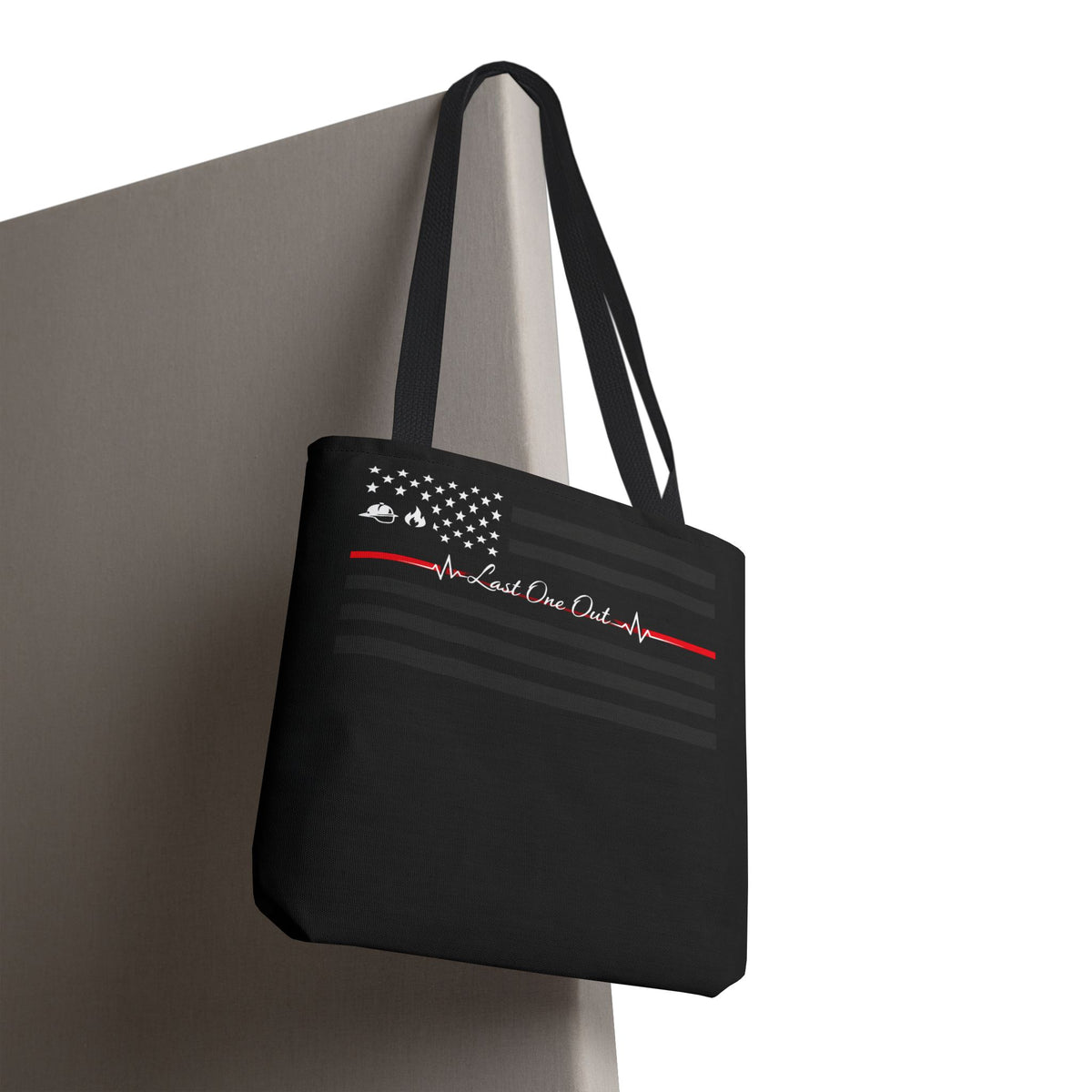 Thin Red Line Tote Bag