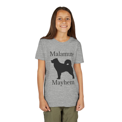 Malamute Mayhem Youth Unisex Short Sleeve Crewneck Tee