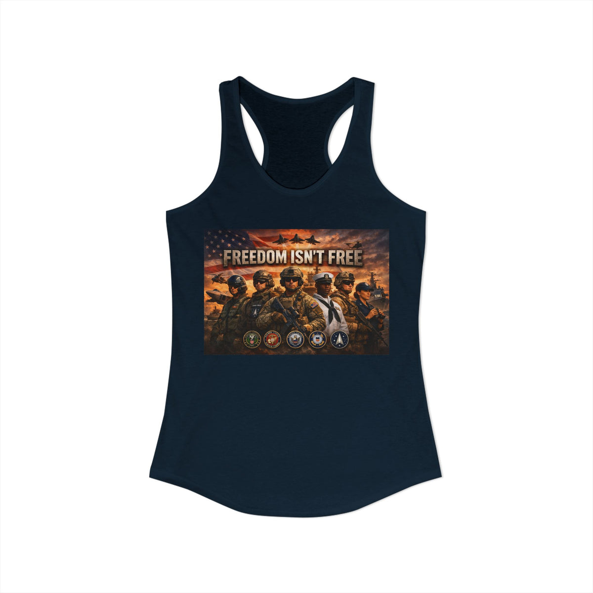 Freedom Isn't Free Women's Racerback Tank