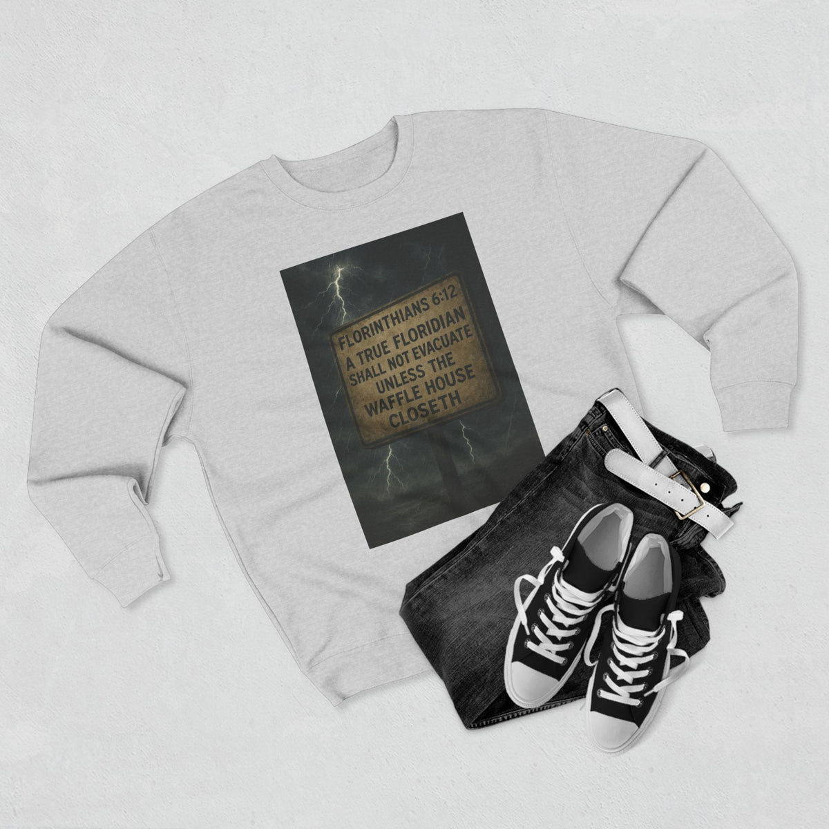 Florinthians 6:12 Unisex Crewneck Sweatshirt