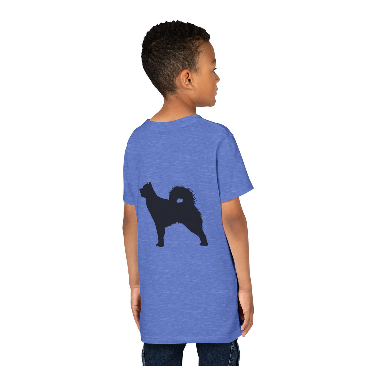 Malamute Silhouette Youth Unisex Short Sleeve Crewneck Tee
