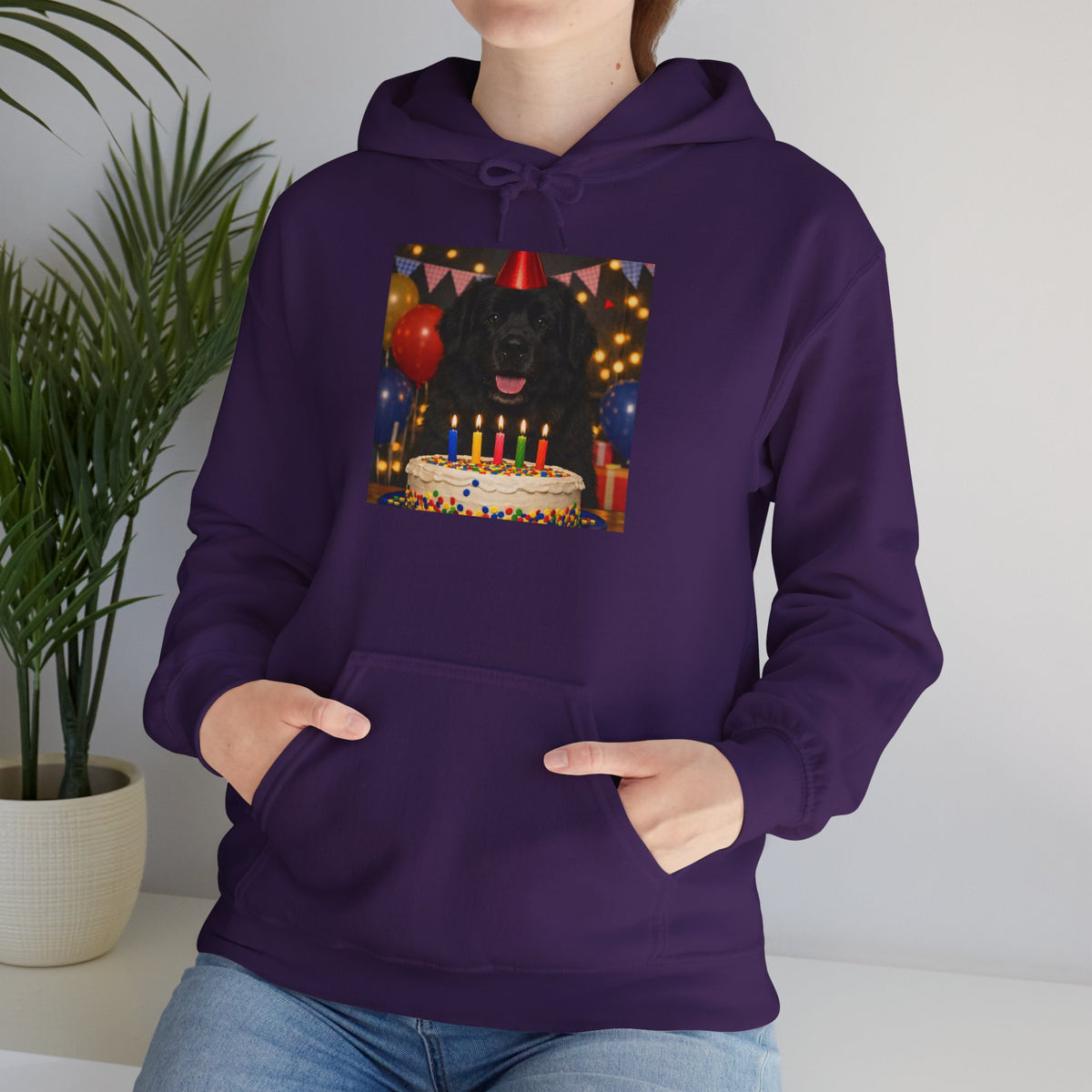 Birthday Buddy Newfie Unisex Hoodie