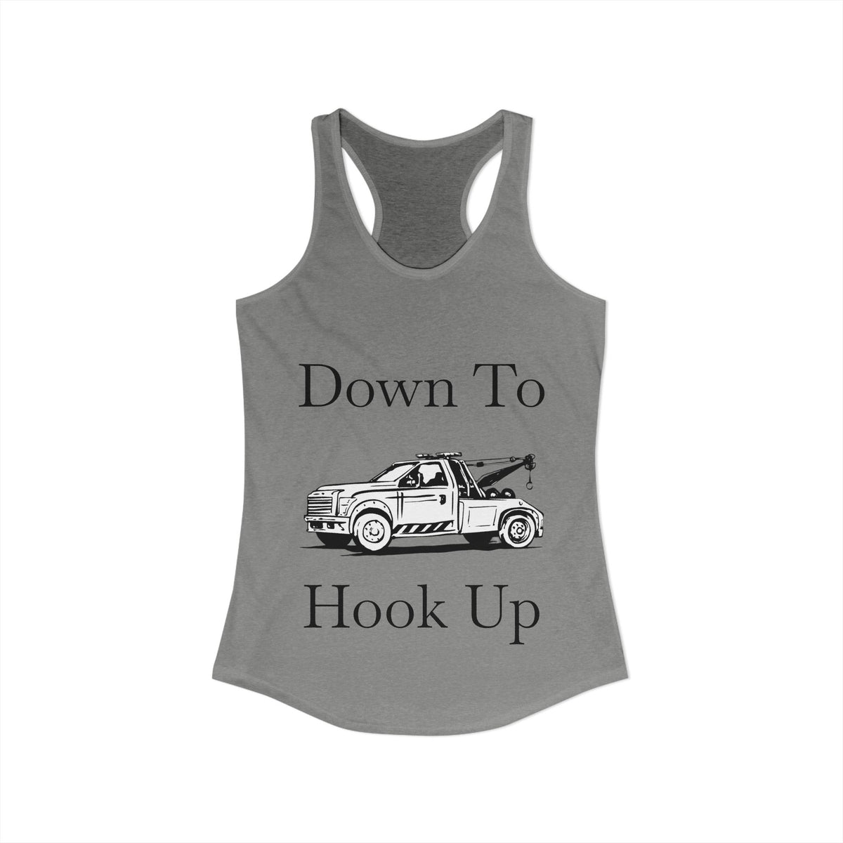 Down To Hook Up Women's Racerback Tank