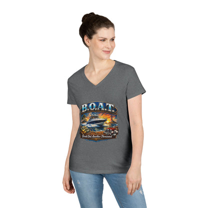 B.O.A.T. Women's V-Neck Tee