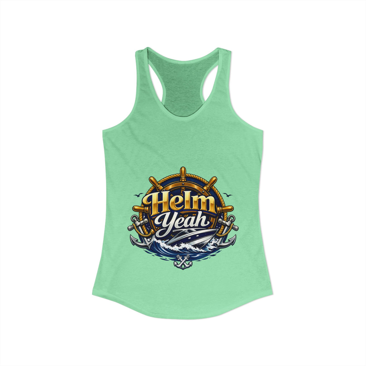 Helm Yeah Women's Racerback Tank