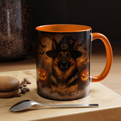 Witch Hat Pack German Shepherd 2-Tone Coffee Mug
