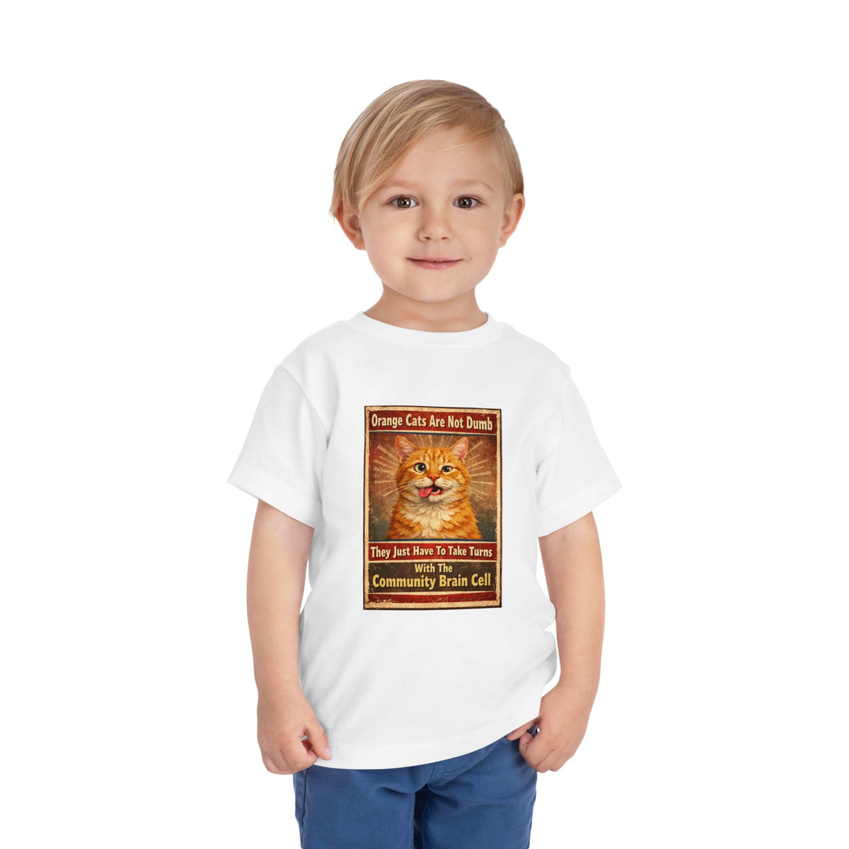 Community Brain Cell Toddler Unisex Short Sleeve Crewneck Tee