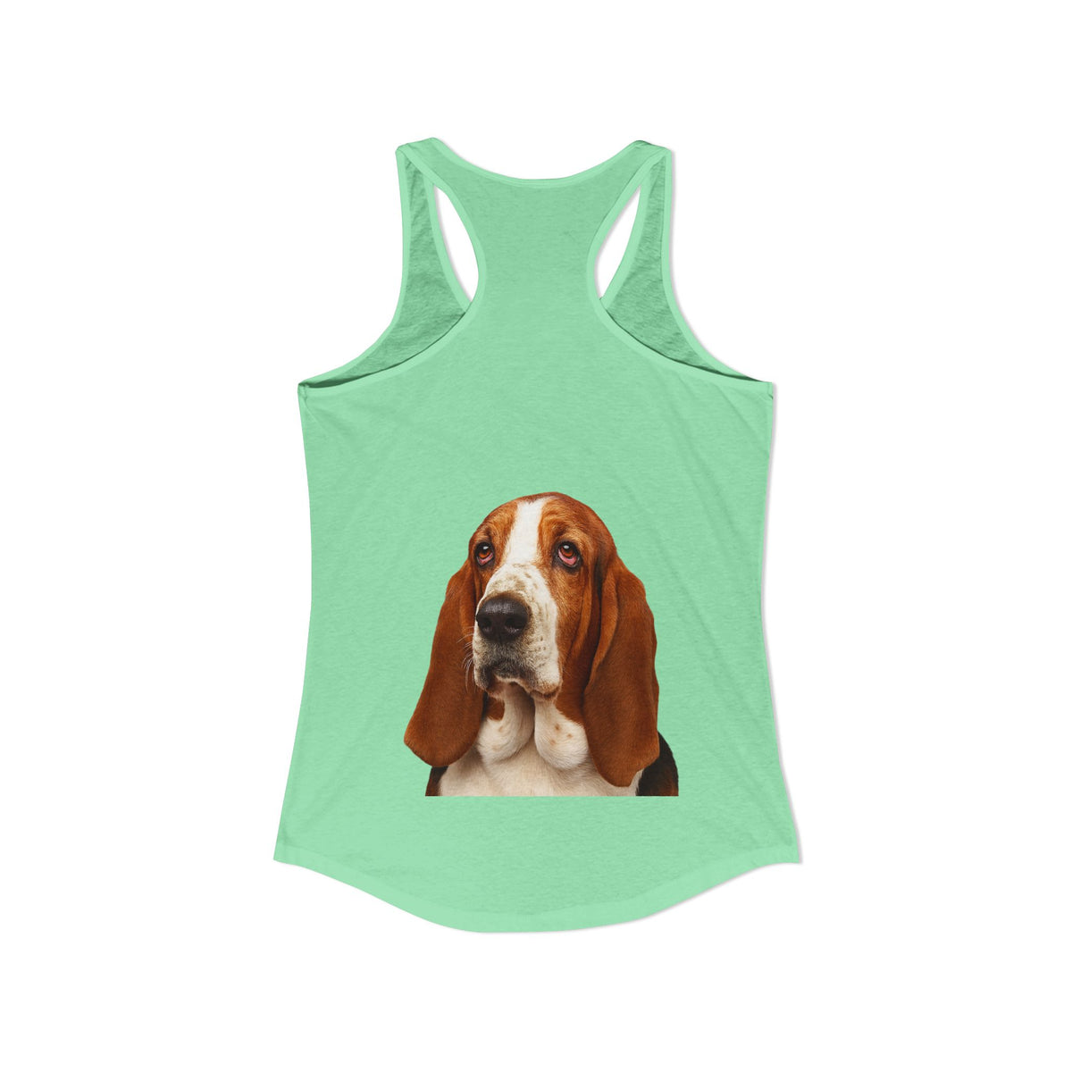 Basset Head Women's Racerback Tank