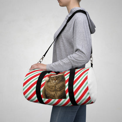 Santa Paws Cat Duffel Bag