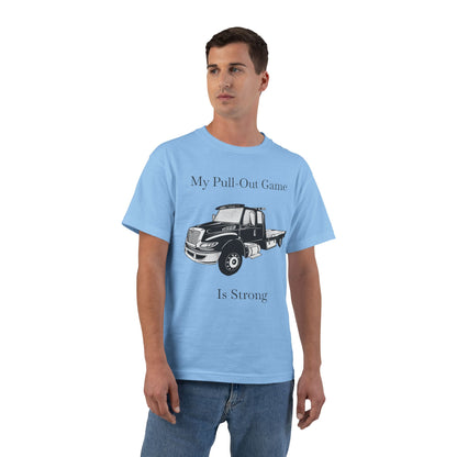 Pull Out Flatbed Men's Short-Sleeve Crewneck Tee