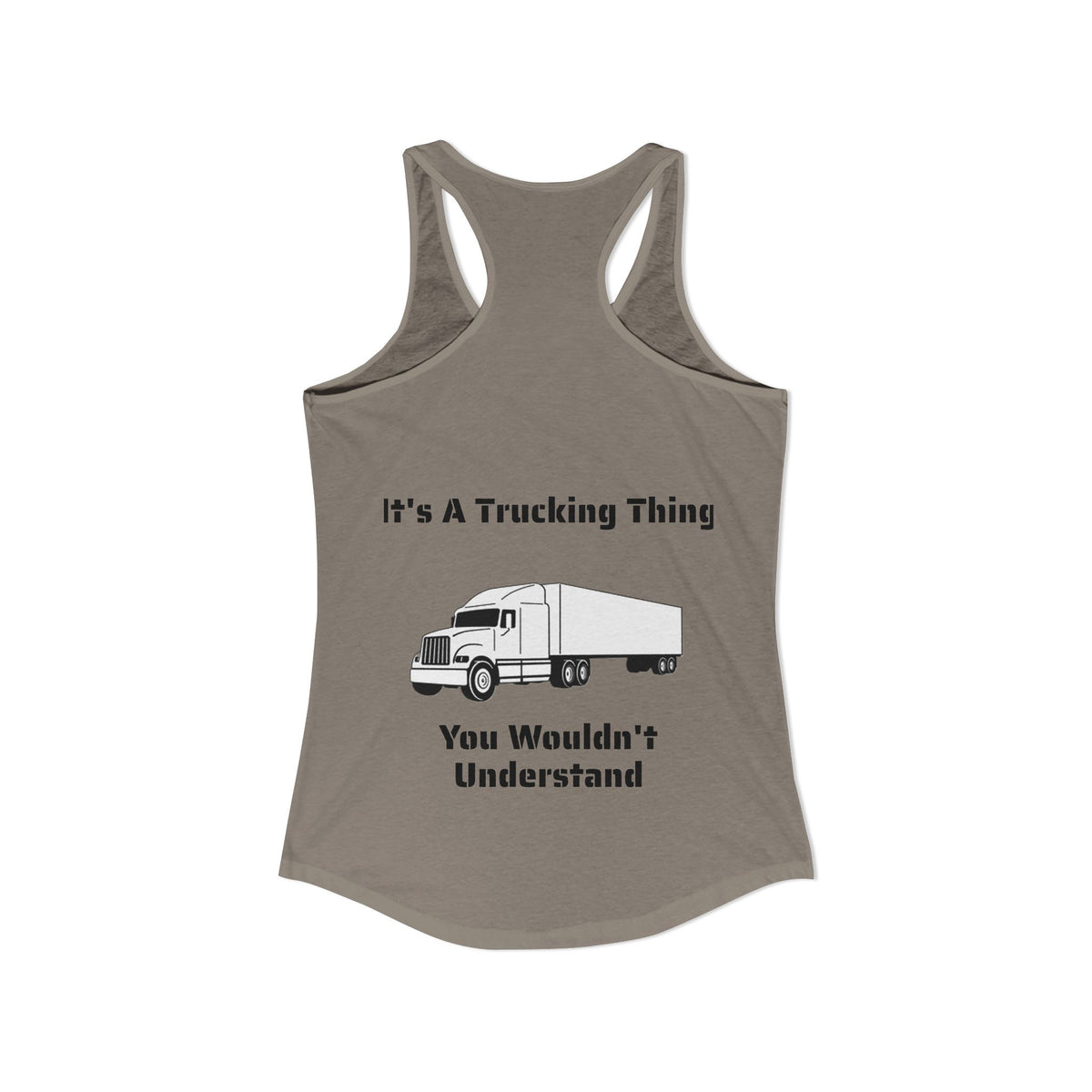 Trucking Thing Women's Racerback Tank