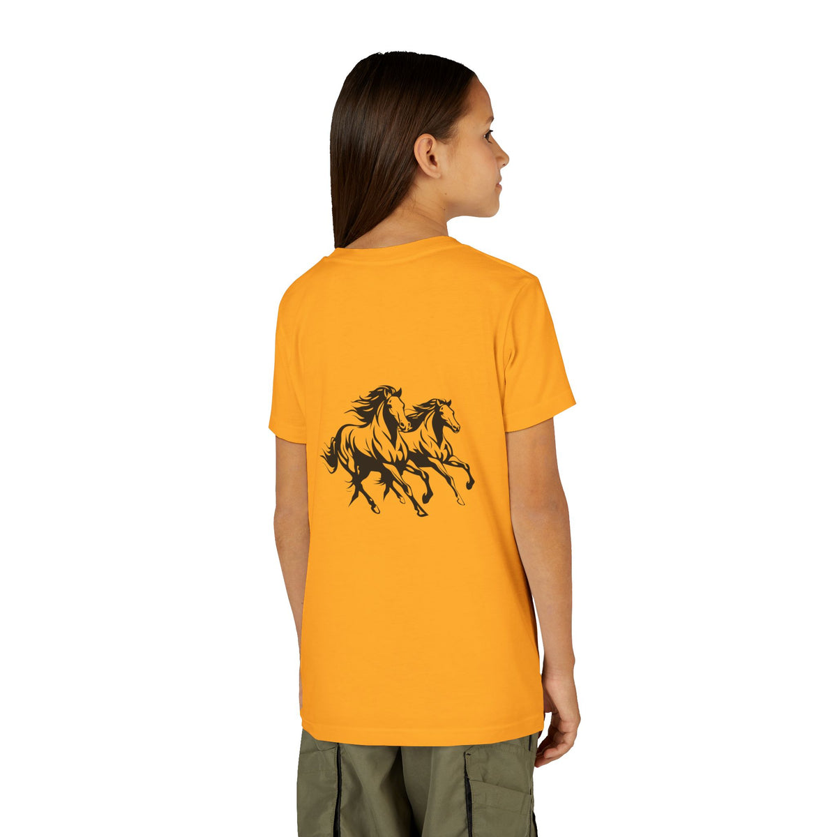 Horsin' Around Youth Unisex Short Sleeve Crewneck Tee