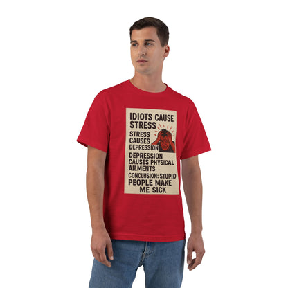 Stupid People Men's Short-Sleeve Crewneck Tee