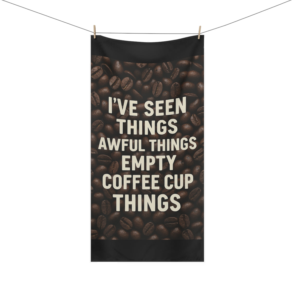 I've Seen Things Mink-Cotton  Beach Towel