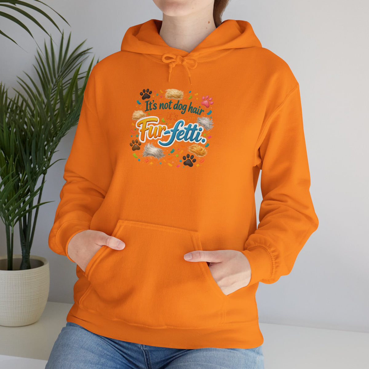 Fur-Fetti Dog Unisex Hoodie