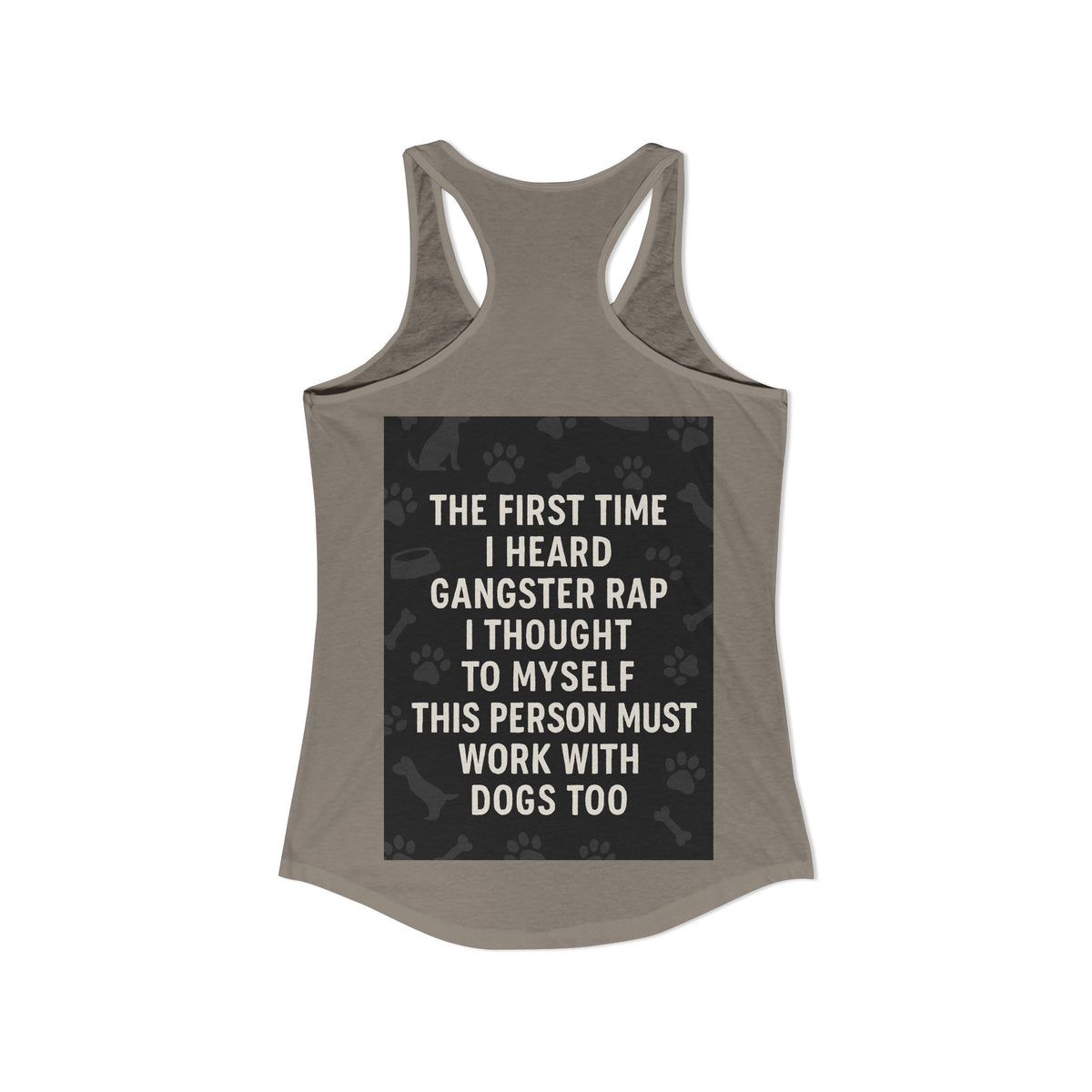 Gangster Rap Women's Racerback Tank