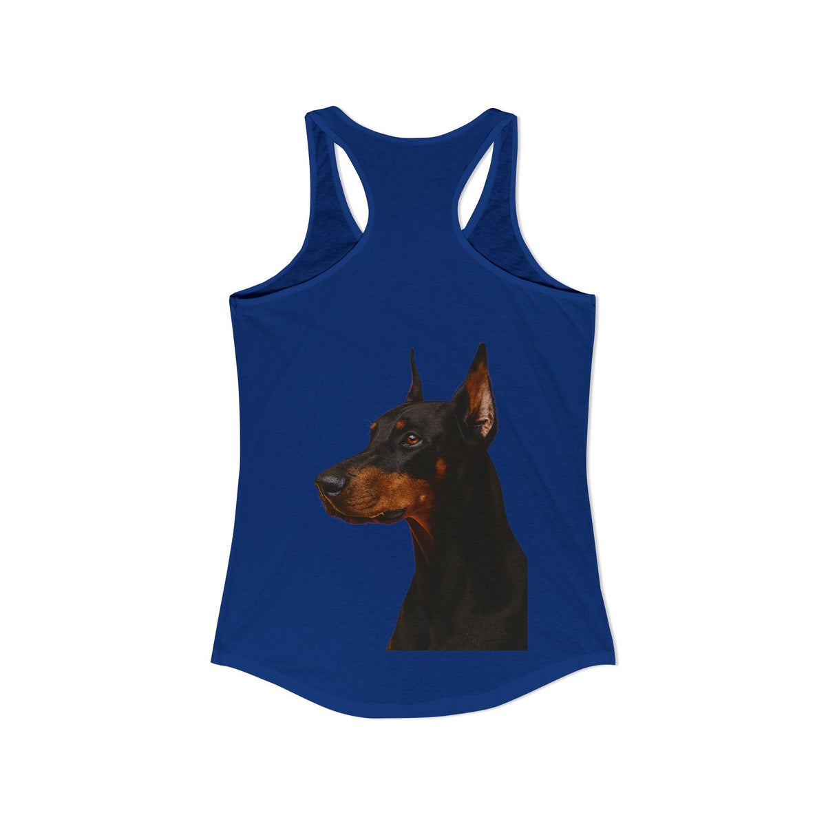 Doberman Head Women's Racerback Tank