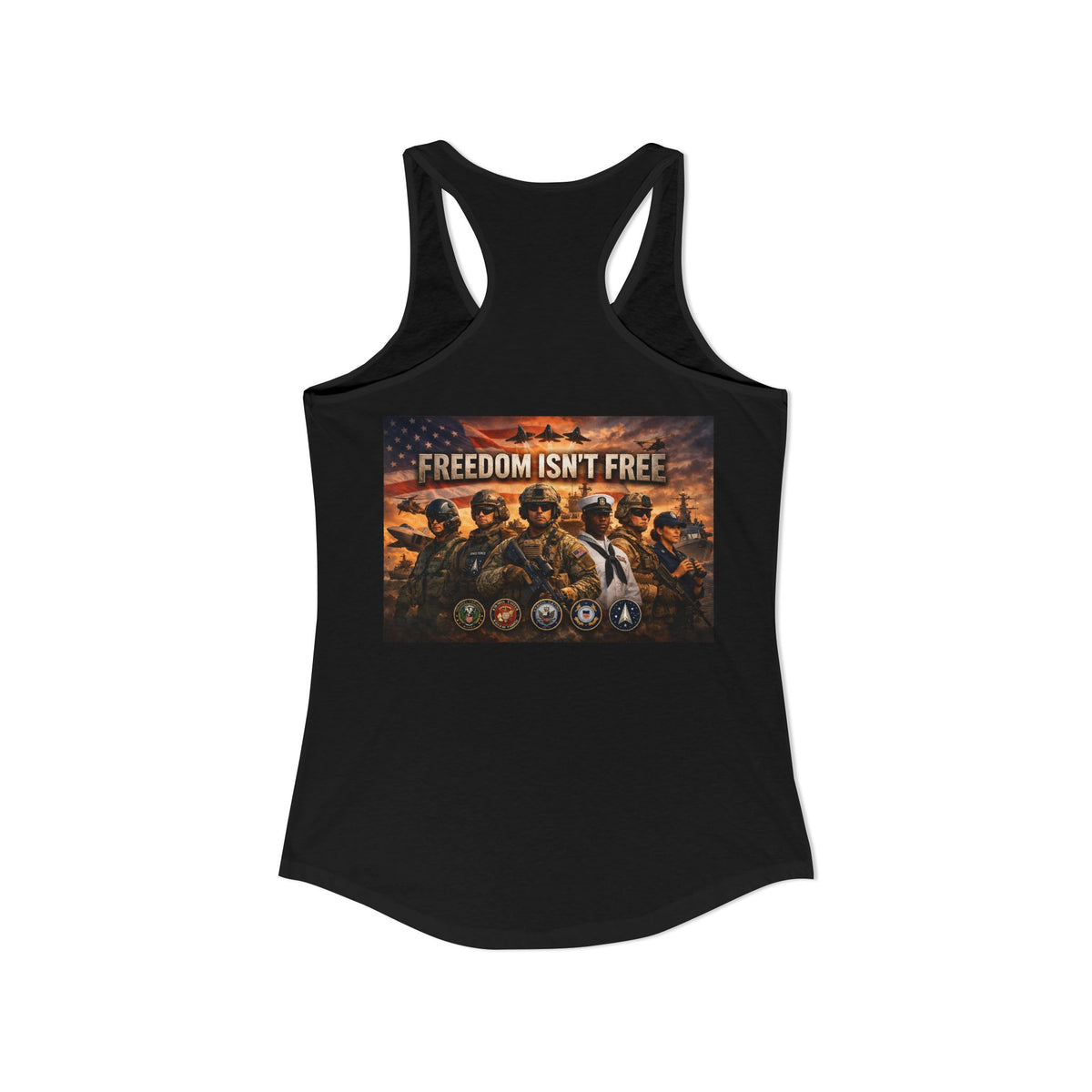 Freedom Isn't Free Women's Racerback Tank