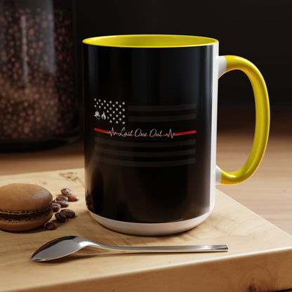 Thin Red Line 2-Tone Coffee Mug