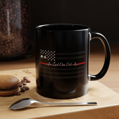 Thin Red Line 2-Tone Coffee Mug