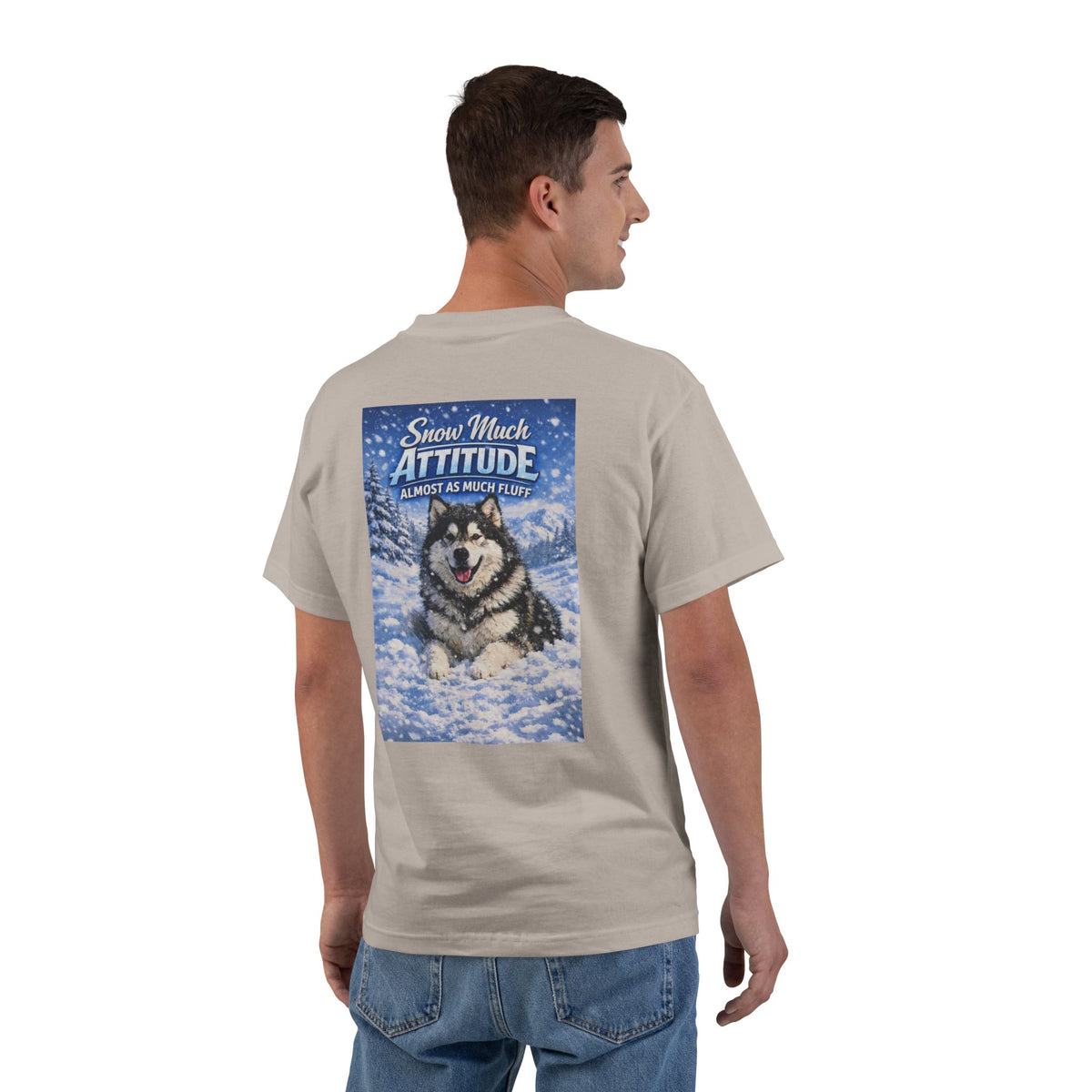 Snow Much Attitude Men's Short-Sleeve Crewneck Tee