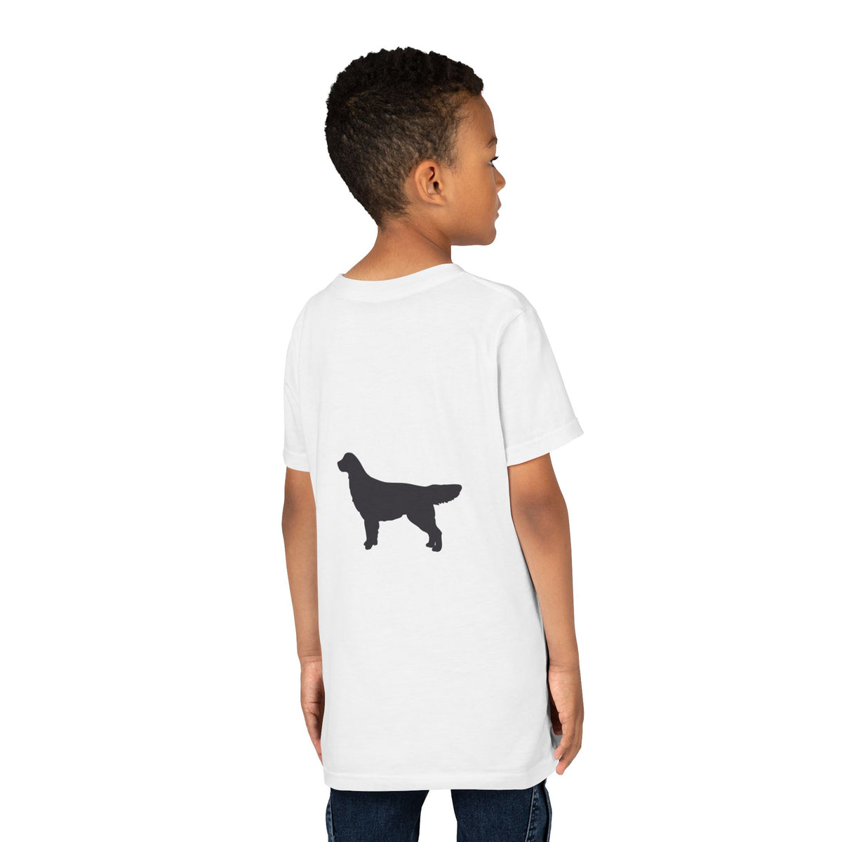 Golden Silhouette Youth Unisex Short Sleeve Crewneck Tee