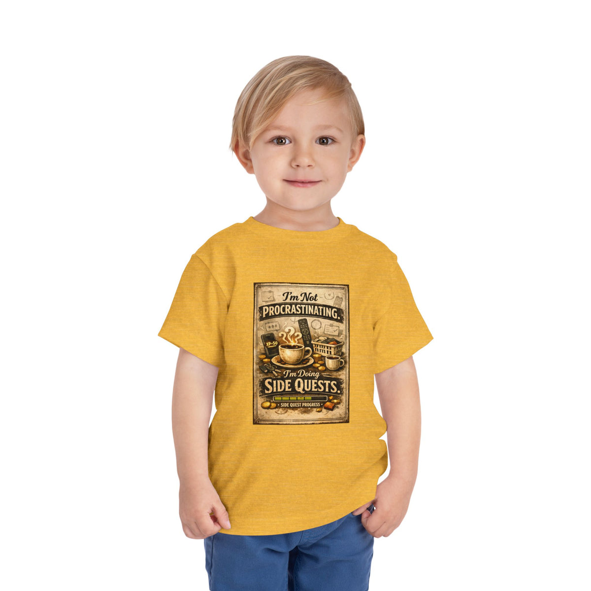 Procrastinating Toddler Unisex Short Sleeve Crewneck Tee
